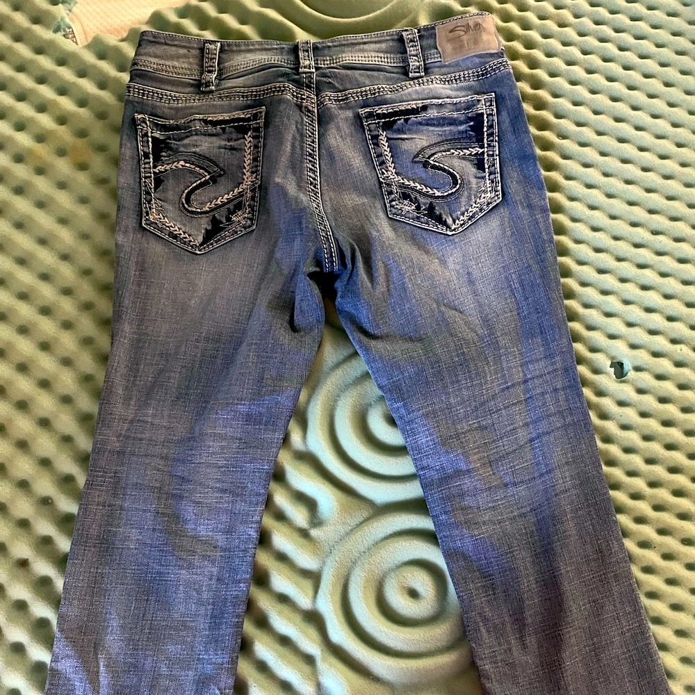 Silver Suki Capri jeans